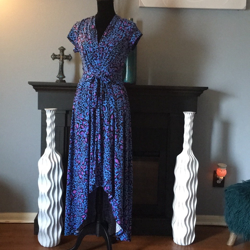 IMAN High Low Resort Maxi Dress